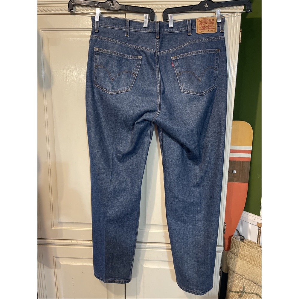 Levi's 560 Comfort Fit Jeans Men 40x34 Blue Tapered Leg (Med Wash)